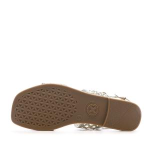 Sandales Doré Femme Xti Plomb vue 0