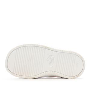 Baskets Blanc/Rouge Fille/Garçon Puma Rickie vue 0