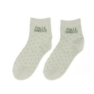 Chaussettes Vert Clair Femme Stella Green FOLLE DINGUE vue 0