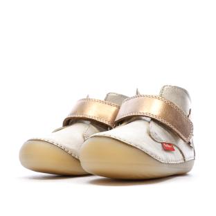 Bottines Dorées Bébé Kickers Sabio vue 0