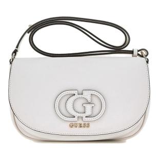 Sac à Bandoulière Blanc Femme Guess Calebra vue 0