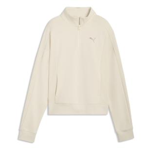 Sweat À Capuche Écru Femme Puma Relaxed vue 0