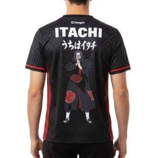 Camiseta de hombre de microfibra negra Freegun Naruto Shippuden Itachi ver 0