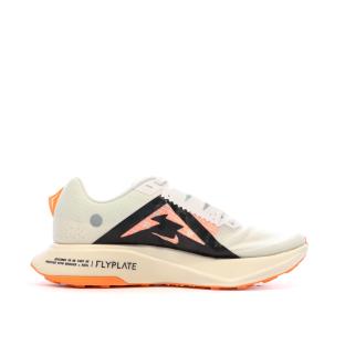 Chaussures de trail Blanches/Noires/Oranges Femme Nike Zoomx Ultrafly vue 0