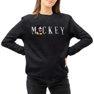 Schwarzes Damen-Sweatshirt Disney Mickey – Mehrteiliger Titel Ansicht 0