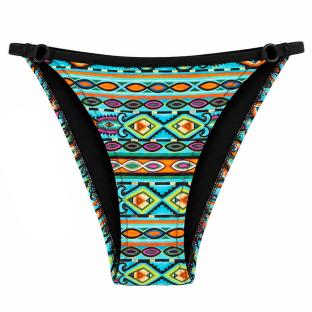 Braguita de bañador turquesa/negro «Grain de Sable» de Kim ver 0
