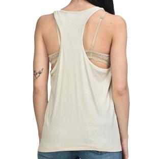 Débardeur Beige Femme JJXX Fleur vue 0