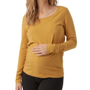 Camiseta Embarazo Manga Larga Amarilla Mamalicious Emma ver 0