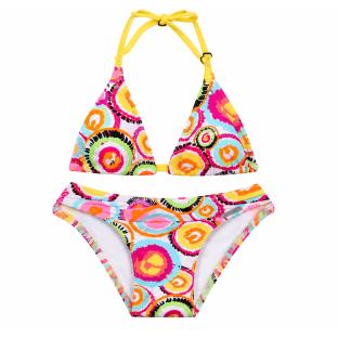 Maillot de bain Blanc/Rose Fille Grain de Sable Pop vue 0