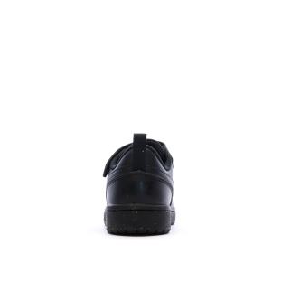 Baskets Noires Garçon Nike Court Borough Low Recraft vue 0