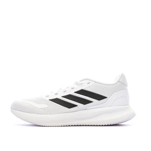 Chaussures Running Blanc/Noir Garçon Adidas Runfalcon vue 0