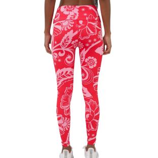 Leggings de mujer rojo/rosa Adidas Farm ver 0