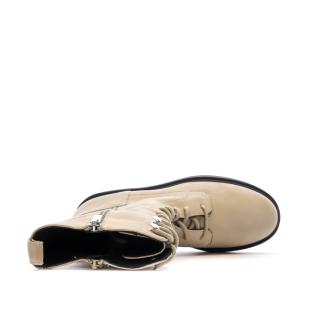 Bottines Beige Femme Geox Spherica vue 0