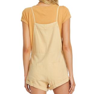 Combishort Beige Femme Billabong Wild Pursuit Overall vue 0