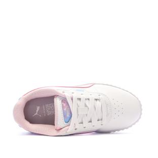 Baskets Blanches/Roses Fille Puma Carina 3.0 Jellyy vue 0