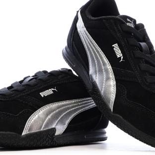 Puma Bella Donna Boys’ Black/Silver Trainers Photo of the Espace des Marques %store% store - view of %key%