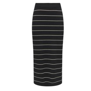 Jupe Noir à Rayures Femme JDY Bloom vue 0