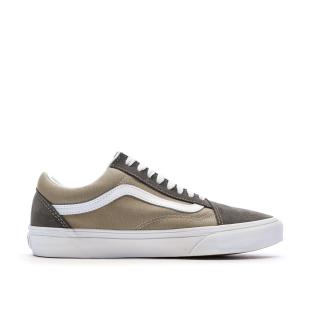 Marrón/Beige Zapatillas Hombre Vans Old Skool Canvas Block B ver 0