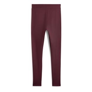 Pantalones de chándal Puma Ess de cintura alta para mujer, color burdeos ver 0