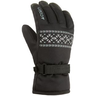 Guantes Cairn Madison negro/azul para niño y niña ver 0