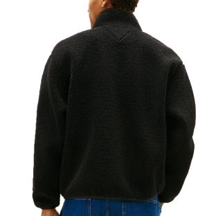 Veste en Sherpa Noir Homme Tommy Hilfiger Badge vue 0