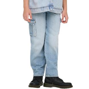 Jean Droit Cargo Bleu Clair Fille Kids ONLY Mony Wide vue 0
