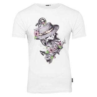 Weißes Herren T-Shirt La Maison Blaggio Tete Ansicht 0