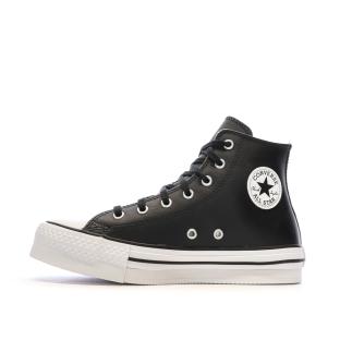 Schwarze Sneakers Frau Converse All Star Eva Ansicht 0