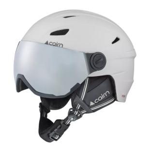 Weißer Skihelm für Damen und Herren von Cairn Visor Ansicht 0