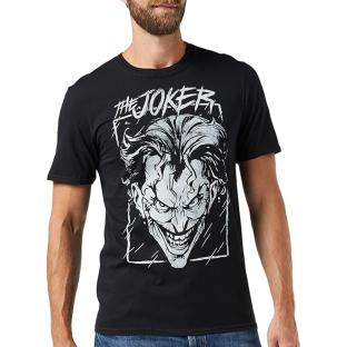 Men’s Black DC Comics Joker Storm T-shirt Photo of the Espace des Marques %store% store - view of %key%