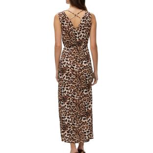Langes Kleid Schwarz/Weiß/Braun Frau Vero Moda 10286770 Ansicht 0