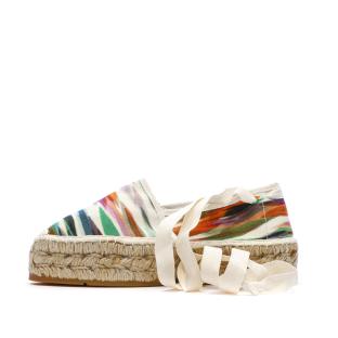 Women’s White/Green Espadrilles by Pare Gabia La FÉe Photo of the Espace des Marques %store% store - view of %key%