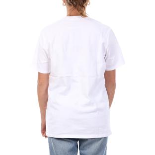 Camiseta Vans Stamp Logo Ss Blanca Mujer ver 0