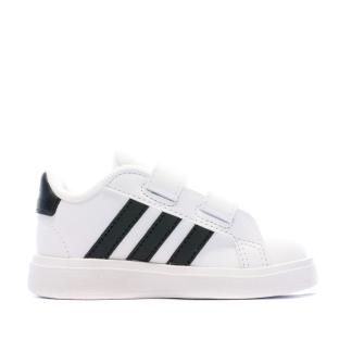 Baskets Blanc/Noir Bébé/Garçon Adidas Grand Court 2.0 vue 0
