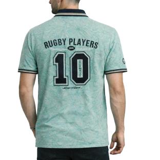 Polo azul para hombre RMS26 Rugby ver 0