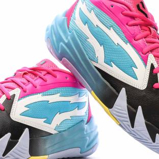 Chaussures de basketball Bleu/Rose Homme Puma Scoot Zeros vue 0