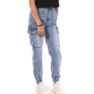 Monday Premium Pantalones Cargo Azul Mujer 3178 ver 0
