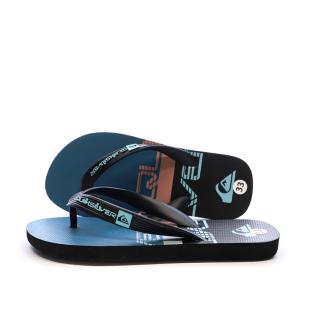 Tongs Noir/Bleu Garçon Quiksilver Java Quik vue 0