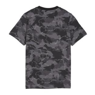 Camiseta negra/gris para niño Puma Ess Camo Aop ver 0