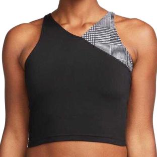Débardeur Noir/Gris Femme Nike Crop Tank vue 0