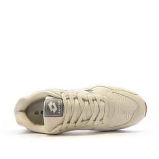 Baskets Beige/Blanche Homme Lotto Twenty6 vue 0