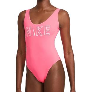 Maillot de bain Rose Femme Nike Back vue 0