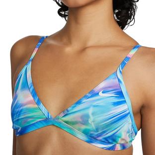 Haut de maillot de bain Bleu Femme Nike Lace Up vue 0