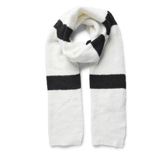 Weiß/Schwarz gestreifter Schal für Frauen Pieces Sana Scarf 17150468 Ansicht 0