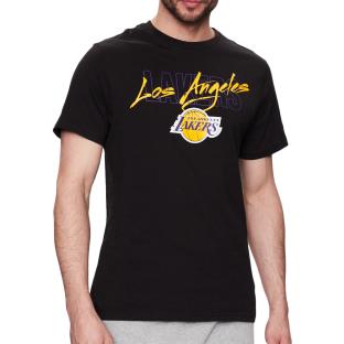 T-shirts Noir Homme New Era Los Angeles vue 0