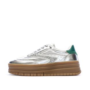 Silver/Green Women’s Teddy Smith Trainers 120305 Photo of the Espace des Marques %store% store - view of %key%