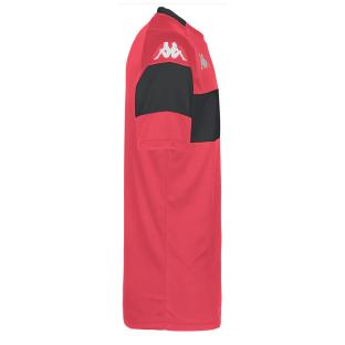 Kappa Dareto Men's Red/Black Sports T-Shirt 33133WWJR Photo of the Espace des Marques %store% store - view of %key%