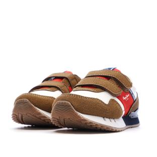 Baskets Marron Garçon Pepe jeans London Life vue 0