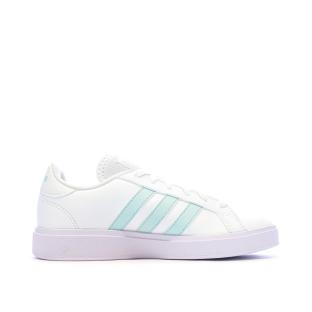 Adidas Grand Court Base 2.0 Women's White/Turquoise Sneakers Photo of the Espace des Marques %store% store - view of %key%