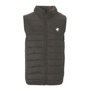 Chaqueta de pluma sin mangas gris para hombre American College DOU541 ver 0